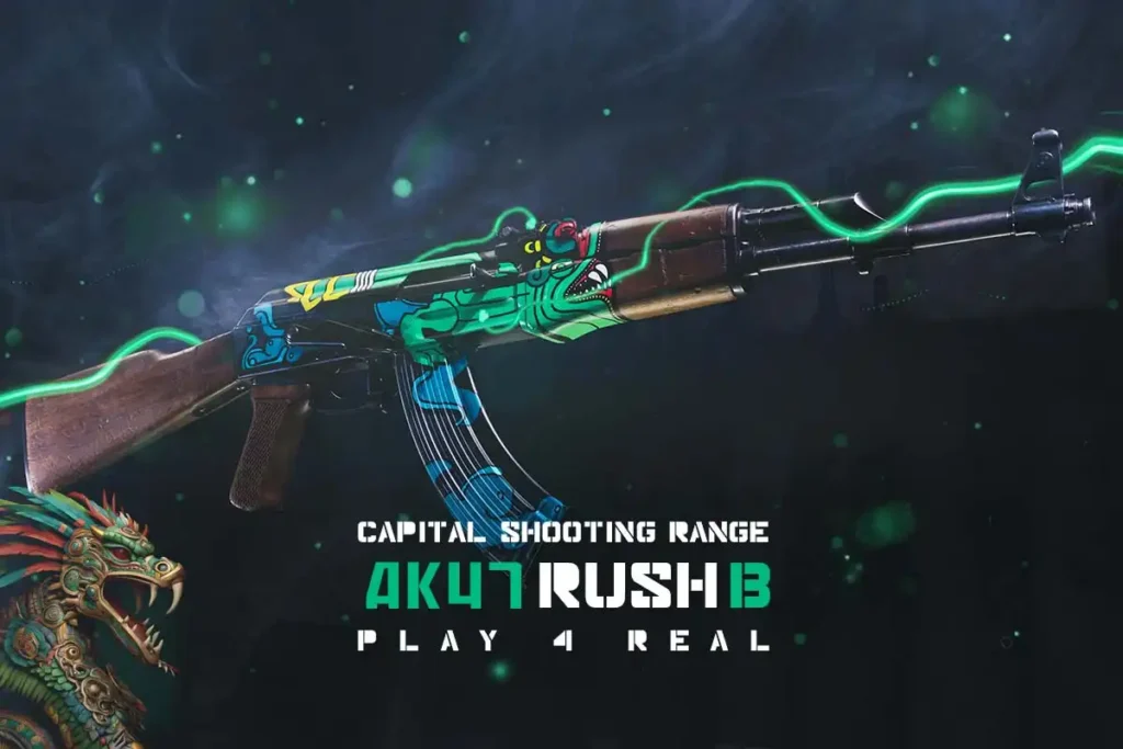 AK47 Rush B CSGO Budapest Tir carabine