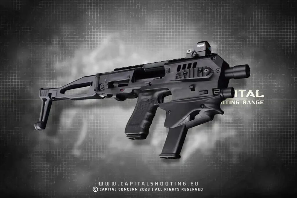 Glock 17 kit de conversion CAA MCK Budapest Tir pistolet mitrailleur