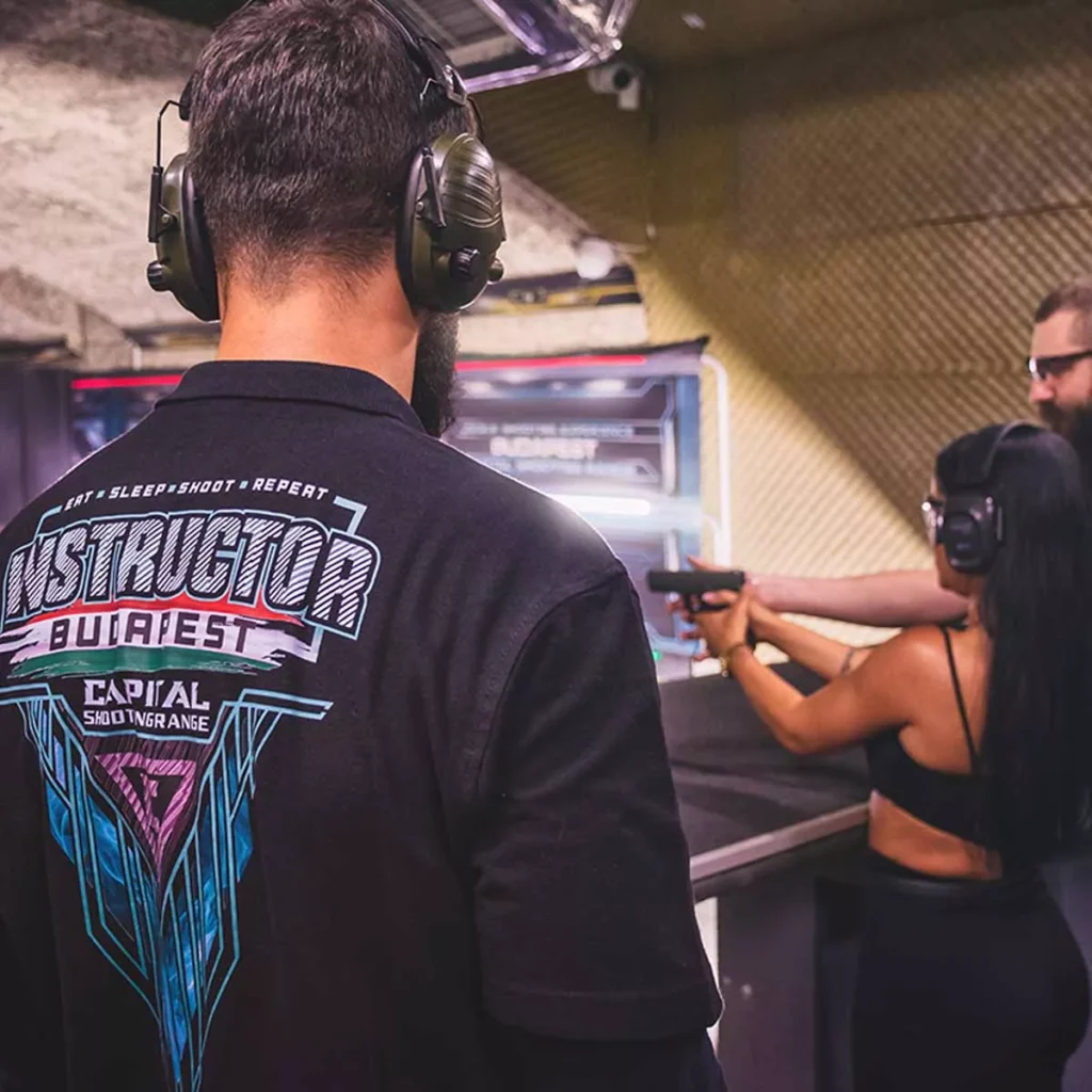 programme sûr et amusant avec nos instructeurs au stand de tir de budapest