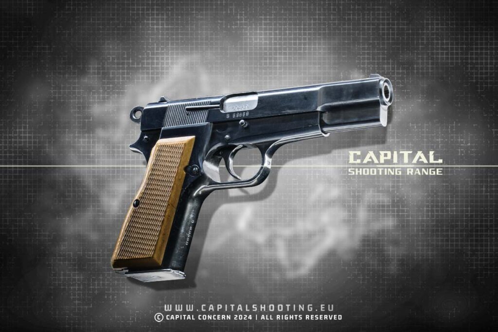 FÉG P9 Browning pistol 9x19mm - Capital Shooting Range Budapest